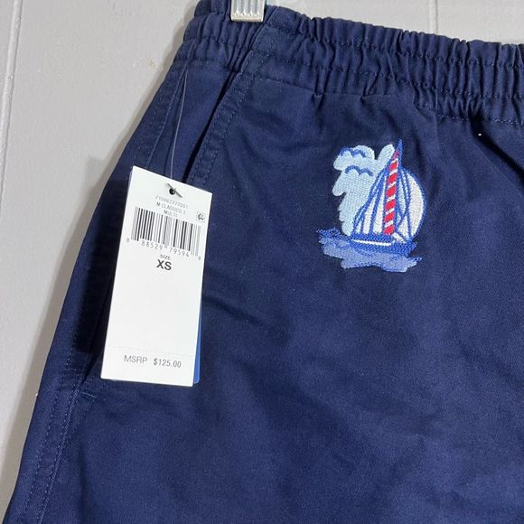 NWT $125 Polo Ralph Lauren 6” Embroidered Polo Bear Prepster Shorts Mens XS Navy - Picture 6 of 9